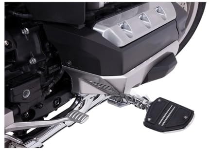 KSDRFT Moto Repose Pied pédale Repose-Pieds De Moto pour Go&ldWing GL 1800 pour Go&ldWing 1800, Accessoires, Supports De Chevilles D'autoroute, Tour DCT F6B, Réglables À 3 Voies