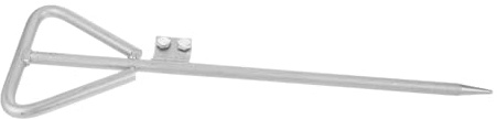 ORFOFE Tige de Mise Terre Galvanisée Portable pour Groupe Électrogène Clôture Électrique et Antenne Installation Facile et Polyvalente pour Usage Extérieur et Domestique