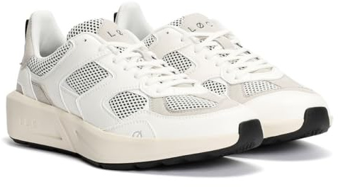 LØCI VØLT White/Grey Trainers - UK 9