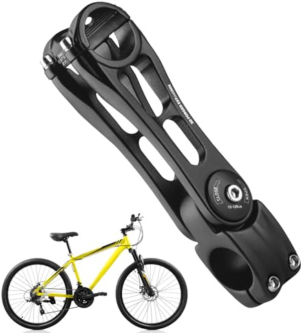 manhegari Rennrad-Vorbau | Lenkererhöhung für Fahrrad, 31,8 mm, Zubehör aus Aluminium für Wandern, Gruppen, Stadtfahrten, Rennen, Langstrecken