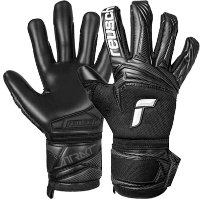 Reusch Torwarthandschuhe Erwachsene | langlebiger Grip & Starke Haltbarkeit | atmungsaktiv, für Training & Spiel, für Kunstrasen, Naturrasen & Hartplatz, Größe 7-11, Attrakt Infinity Evolution NC