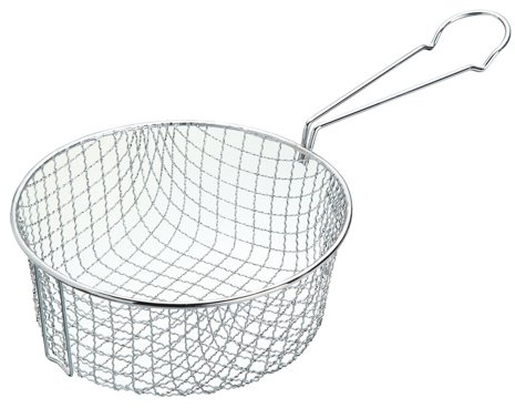KitchenCraft Wire Deep Fryer Basket, 2 cm (to Fit 22 cm Chip Pan)