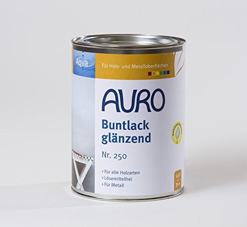 AURO Buntlack, glänzend - Erd-Schwarz - 2,5L