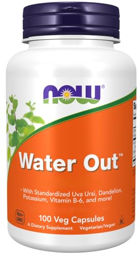 Now Foods, Water Out, 100 vegane Kapseln, Laborgeprüft, Vitamin B6, Mineralien, Pflanzlich, Glutenfrei, Sojafrei, Vegetarisch