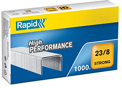 Rapid Points for Staplers 23/8 Strong Pack of 5 scatolini 1000