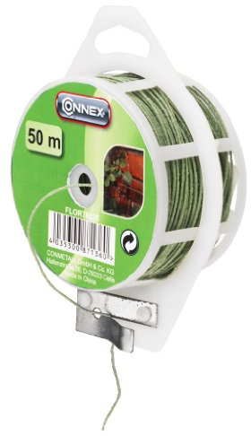 Connex Rankdraht 50 m, grün / Pflanzendraht / Kletterhilfe / Rankhilfe / Blumendraht / Basteldraht / FLOR7863550