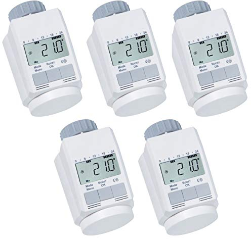 5er Set - Heizkörperthermostat