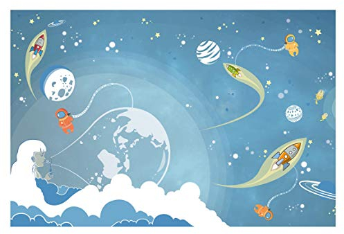 Apalis Vliestapete No.MW16 Buntes Weltraumtreiben, Größe: 255cm x 384cm
