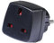 Vivanco TA GB/D Reisestecker Großbritanien Buchse (Schuko Stecker schwarz)
