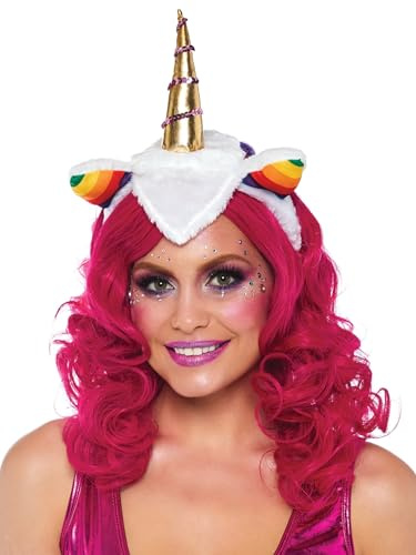 LEG AVENUE Damen Rainbow Unicorn Kopfbedeckung