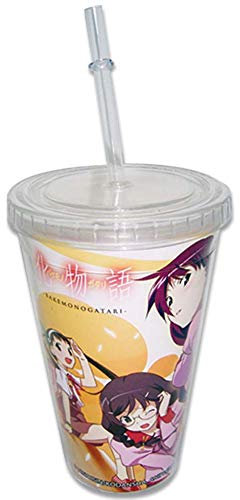 Bakemonogatari Girls Group Tumbler With Lid