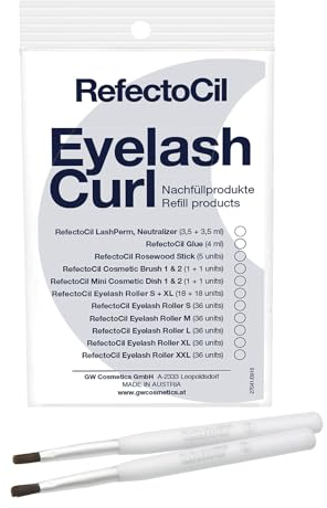 Refectocil Kosmetikpinsel Eyelash (silber, 2er Pkg.) Refill