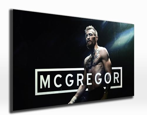Conor McGregor UFC Panorama-Kunstdruck, XXL, 127 x 50,8 cm, über 122 x 0,5 m (B x H), fertig zum Aufhängen, atemberaubende Qualität