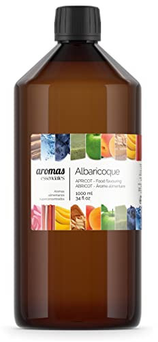 Essenciales – Olio di Nocciolo di Albicocca Raffinato, 1 Litro | Olio Raffinato di Prunus Armeniaca, Antiossidante Naturale Ideale Per Pelle e Capelli Sensibili
