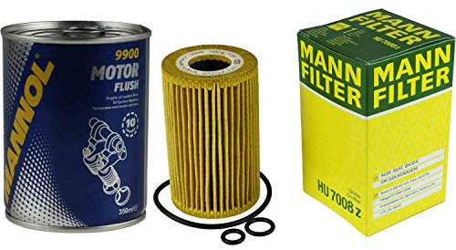Original MANN Ölfilter HU 7008 z + SCT Motor Flush Motorspülung