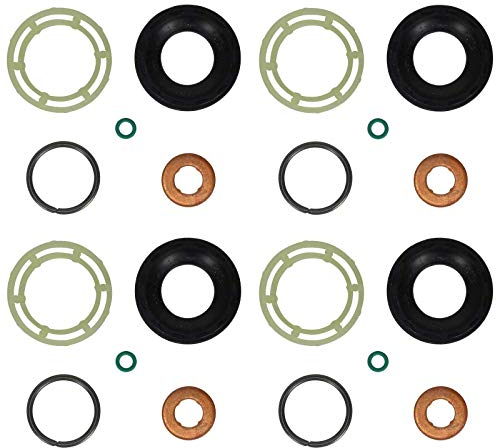 4 x Dichtungssatz Dichtsatz Reparatursatz Seal kit für Einspritzdüse Injektor 1.6 HDI 1.6 TDCI Motorcode 9HZ 9HW DV6B W16