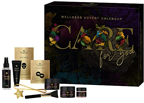 Boulevard de Beauté - Kosmetik-Adventskalender, Care for You, 24 Beauty und Pflege-Überraschungen, Wellness für Face und Body, in edler Box, tolle Geschenk-Idee für Mädchen und Frauen