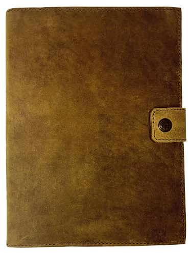 Nachfüllbares Leder-Tagebuch,Premium liniertes A5-Notizbuch,15.2x22.9 cm,200 linierte Schreibseiten,Kartenfächer,Bestes Geschenk Reisetagebuch,Cooler Planer