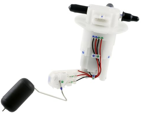 Benzinpumpe mit Benzinstandgeber kompatibel mit Honda MSX 125 Grom 12V | 12V Kraftstoffpumpe mit integriertem Benzinstandgeber, Vergleichsnummern 16700-K26-305 und 16700K26305; Pumpe zum Austausch