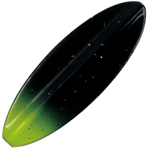 Paladin Forellenblinker 3,5g Durchlaufblinker Trout Tracker Style, Farbe:schwarz-gelb-Glitter/grün-gelb-orange-Glitter