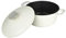 Commichef XR-720CR 20cm Cast Aluminium Round Casserole Dish, Suitable for Oven and All Types of Hob, Perfect for Stews and Casseroles, Cream