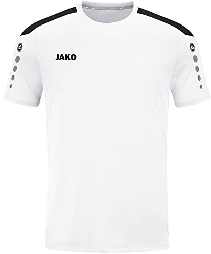 JAKO Kinder Trikot Power (Kurzarm), Weiß, 152