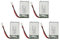 5pcs RC Drone Batterie, 3.7V 800mAh RC UAV Batterie de Secours, Batterie Lipo Rechargeable de Remplacement Fit pour SYMA X5C X5C 1 X5 X5SC X5SW M68 K60 RC UAV Drone