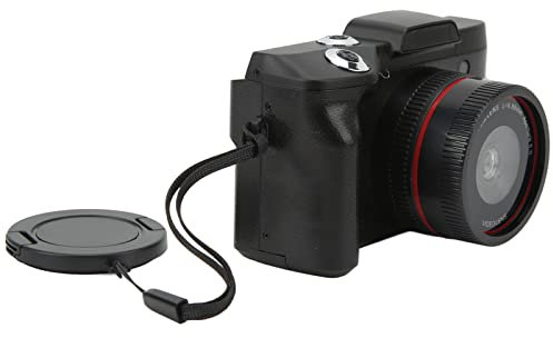 Fotocamera Vlog Economica Fotocamera Vlogging Micro Fotocamera Singola Videocamera HD da 16 MP Videocamera Digitale 1080P Schermo Ribaltabile a 180 Gradi Display LCD TFT da 2,4