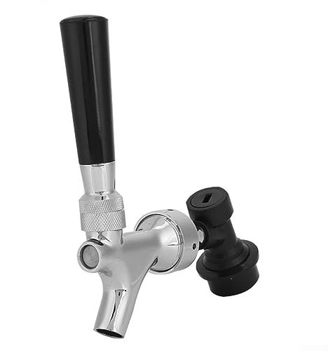 Grifo de barril de cerveza ajustable grifo de barril de cerveza de acero inoxidable grifo de cerveza para bares, hoteles, restaurantes, cerveza casera