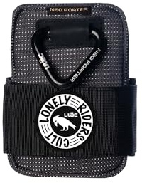 ULAC NEO Porter RADTAIL Verve Fahrradsatteltasche, Wasserabweisende Fahrrad-Untersitztasche zur Aufbewahrung von Fahrradzubehör (Noir Grey, 0,5 l)