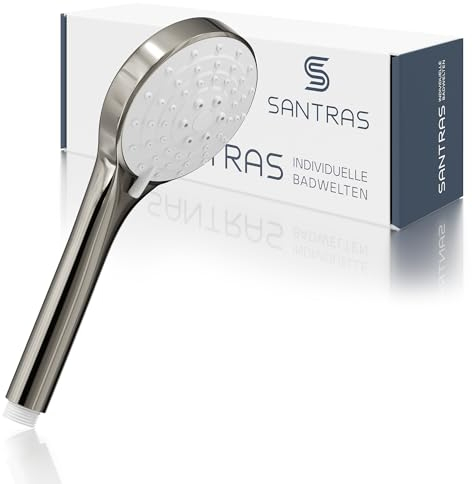 SANTRAS® Handbrause mit dreifach verstellbaren Duschkopf in Aranja