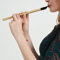 Irische Pfeife aus Messing, C/D-Schlüssel, Irland, Flöte, Zinn, Pennywhistle, Metall, 6 Löcher (Gold C-Ton)
