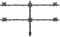 Equip 650160 17-32 supporto da tavolo mobile per 6 monitor