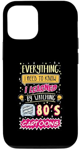 Hülle für iPhone 15 Cartoons Retro achtziger Jahre Vintage 80er Jahre Nostalgie 90er Jahre TV Show