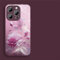 MVVKKY Coque Rigide en Verre trempé avec Peinture métallique pour iPhone 15 14 13 11 12 Mini Pro X XR XS Max, Couvercle en Verre pour Appareil Photo, Violet, pour iPhone 15