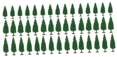 Lurrose 3 Sets Künstliches Kiefernmodell Für Landschaftslandschaft Gefälschte Kiefer Pick Weihnachten Schneedekor Modellbaum Diorama 15 Stück * 3