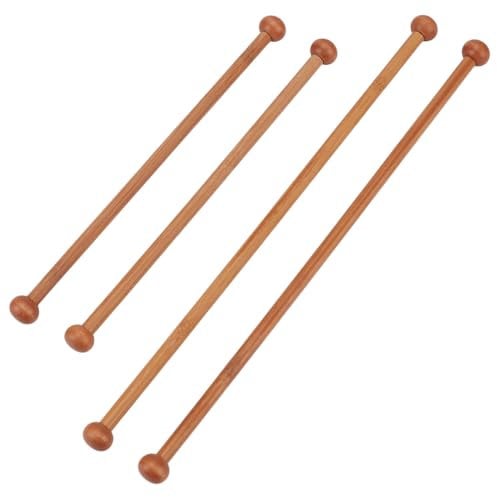 OLYCRAFT 4pcs Wooden Flag Banner Pole 23/30cm Rod Wall Hanging Bar Banner Hanger Pole Hanger Garden Flag Hangers for Tapestries Blankets Curtains and Wall Decoration