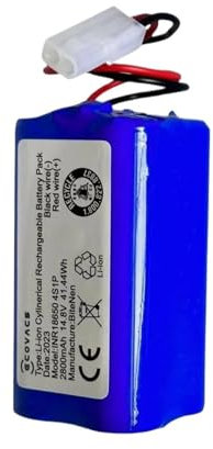 Batterie Li-ION 4800 MAh 4S1P RS-RT900866 CMICR18650F5, Compatible avec Les Aspirateurs Rowenta Et Tefal Explorer Série 20/40(Battery 4800mAH)