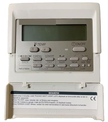 VHGHHVEJ Compatible con Mitsubishi, PAR-21MAA, Control Remoto For Aire Acondicionado, Controlador De Cable De Aire Acondicionado