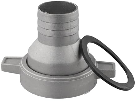 Honseadek Raccord de tuyau en aluminium, raccord de pompe à eau, réducteur de 7,6 à 10,2 cm, joint d'étanchéité en caoutchouc, pièce de rechange pour générateur, construction légère (7,6 cm à 5,1 cm)