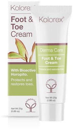 Kolorex Foot & Toe Care Cream - Herbal Foot Cream Enriched with Tea Tree Oil and New Zealand Herb Horopito, 25 Grams