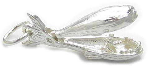 Jonah In Whale Sterling Silber Charm .925 x 1 Wal Charms