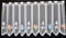 Scheibengardinen 56 - 89 cm hoch 0.17m Window Curtain 60cm high