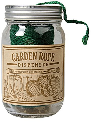 Fallen Fruits GT92 Garden Rope in a Jar Dispenser, 13.4 cm*8.0 cm*8.0 cm, Green