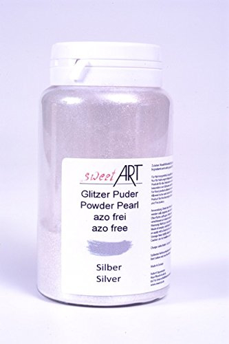 Glitzer Silber Puder 25 g