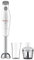 Moulinex Easychef Stabmixer 2-in-1, 450 W Leistung, obust, robust, Zelkrom Klingen, 800 ml Becher und 500 ml Zerkleinerer, 2 Geschwindigkeitseinstellungen, Spritzschutz