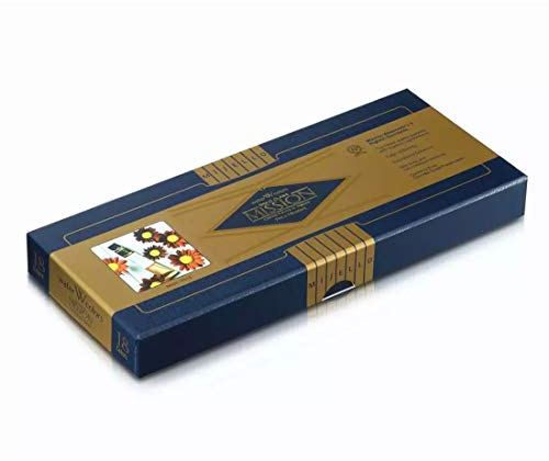 Honsell 81018 Mijello Mission Gold Lot de 18 tubes de peinture aquarelle sophistiquée pour artiste, luminosité intense, sans pigments de cobalt ni de cadmium, multicolores, 7 ml