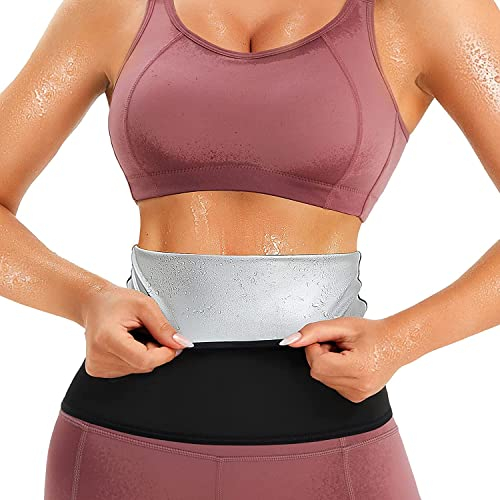 Gotoly Fascia Addominale Dimagrante Donna Cintura Addominali Brucia Grassi Corsetto Perdita di Peso Waist Trimmer Hot Thermo Sudore Shaper (Nero, L)