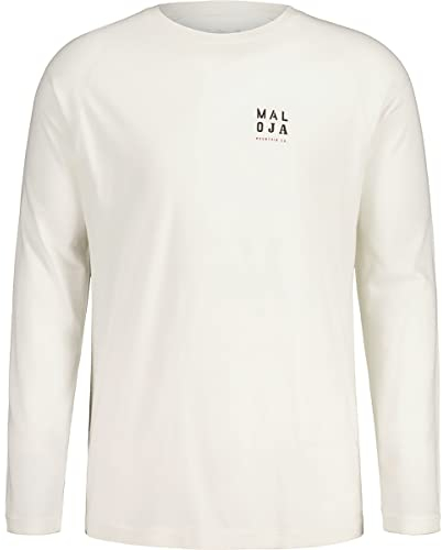 Maloja Herren KernichiM. Wood Longsleeve, Glacier Milk, M