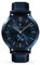 Lilienthal Berlin Herrenuhr The Classic in Blue Rose – Armbanduhr am blauen Leder-Armband – aus Chirurgenstahl mit einem Quarzuhrwerk & saphirgehärtetem Mineralglas – 42,5 mm